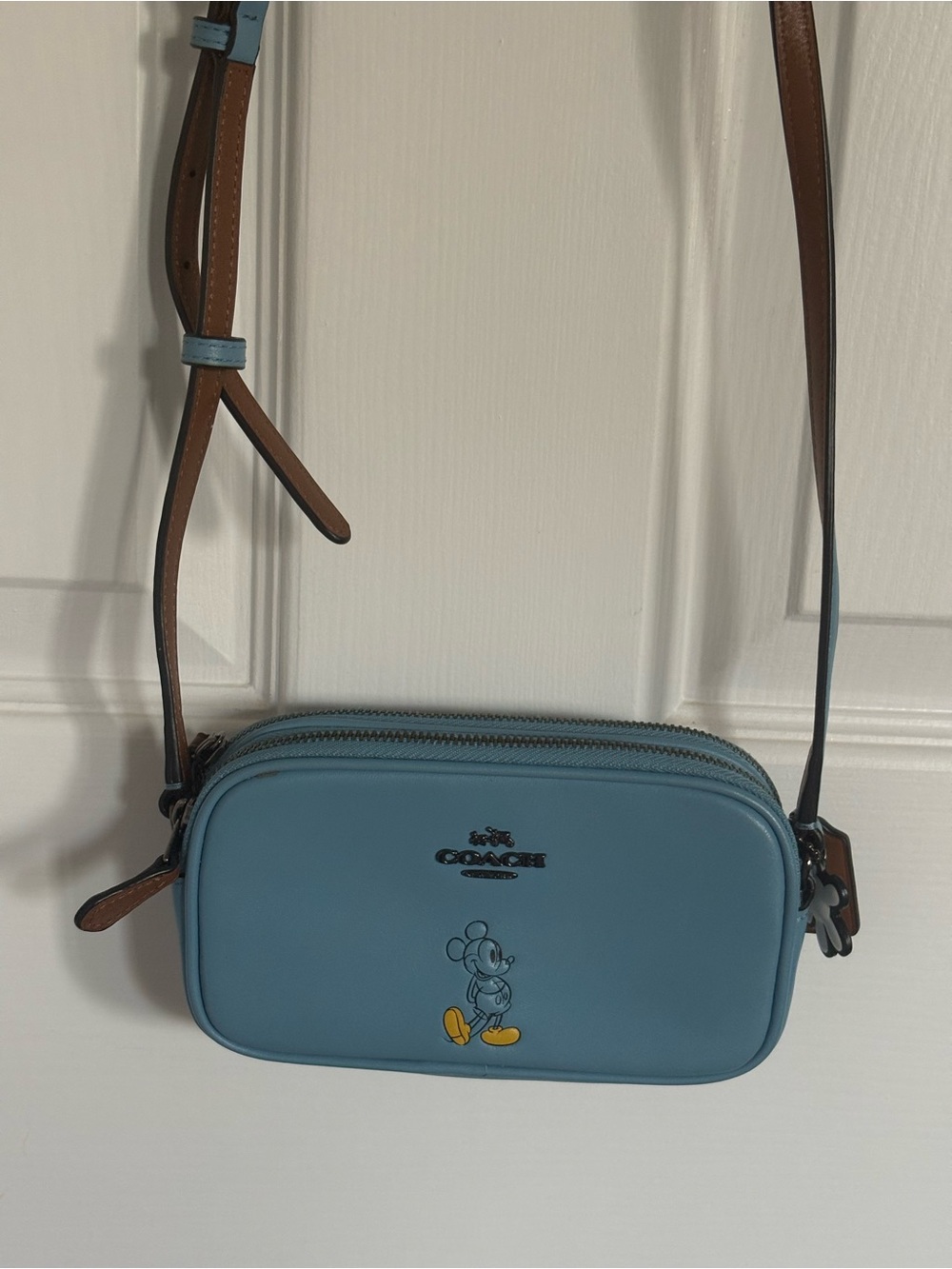 Coach x Disney Mickey Leather Crossbody Bag